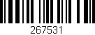 Código de barras (EAN, GTIN, SKU, ISBN): '267531'