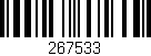 Código de barras (EAN, GTIN, SKU, ISBN): '267533'