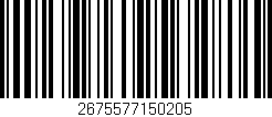 Código de barras (EAN, GTIN, SKU, ISBN): '2675577150205'