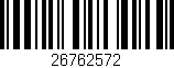 Código de barras (EAN, GTIN, SKU, ISBN): '26762572'