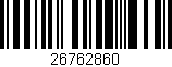 Código de barras (EAN, GTIN, SKU, ISBN): '26762860'