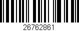 Código de barras (EAN, GTIN, SKU, ISBN): '26762861'