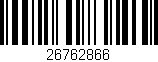 Código de barras (EAN, GTIN, SKU, ISBN): '26762866'