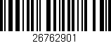 Código de barras (EAN, GTIN, SKU, ISBN): '26762901'