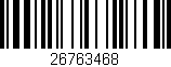 Código de barras (EAN, GTIN, SKU, ISBN): '26763468'