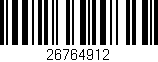 Código de barras (EAN, GTIN, SKU, ISBN): '26764912'