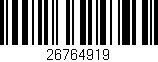 Código de barras (EAN, GTIN, SKU, ISBN): '26764919'