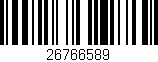 Código de barras (EAN, GTIN, SKU, ISBN): '26766589'