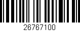Código de barras (EAN, GTIN, SKU, ISBN): '26767100'