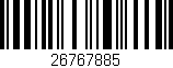 Código de barras (EAN, GTIN, SKU, ISBN): '26767885'