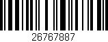 Código de barras (EAN, GTIN, SKU, ISBN): '26767887'