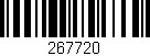 Código de barras (EAN, GTIN, SKU, ISBN): '267720'