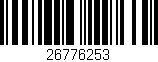 Código de barras (EAN, GTIN, SKU, ISBN): '26776253'