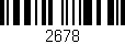 Código de barras (EAN, GTIN, SKU, ISBN): '2678'