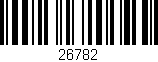Código de barras (EAN, GTIN, SKU, ISBN): '26782'