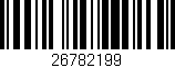 Código de barras (EAN, GTIN, SKU, ISBN): '26782199'
