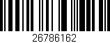 Código de barras (EAN, GTIN, SKU, ISBN): '26786162'
