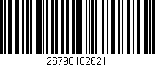 Código de barras (EAN, GTIN, SKU, ISBN): '26790102621'