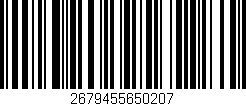 Código de barras (EAN, GTIN, SKU, ISBN): '2679455650207'