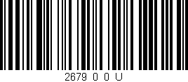 Código de barras (EAN, GTIN, SKU, ISBN): '2679_0_0_U'