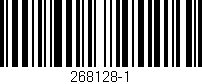 Código de barras (EAN, GTIN, SKU, ISBN): '268128-1'