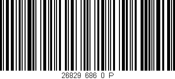 Código de barras (EAN, GTIN, SKU, ISBN): '26829_686_0_P'
