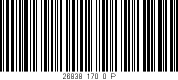 Código de barras (EAN, GTIN, SKU, ISBN): '26838_170_0_P'