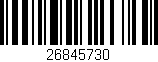 Código de barras (EAN, GTIN, SKU, ISBN): '26845730'