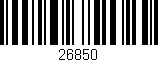 Código de barras (EAN, GTIN, SKU, ISBN): '26850'