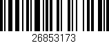 Código de barras (EAN, GTIN, SKU, ISBN): '26853173'