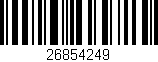 Código de barras (EAN, GTIN, SKU, ISBN): '26854249'