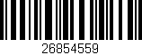 Código de barras (EAN, GTIN, SKU, ISBN): '26854559'