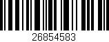 Código de barras (EAN, GTIN, SKU, ISBN): '26854583'