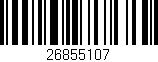 Código de barras (EAN, GTIN, SKU, ISBN): '26855107'