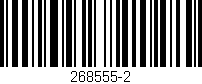 Código de barras (EAN, GTIN, SKU, ISBN): '268555-2'