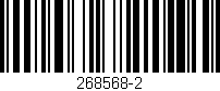 Código de barras (EAN, GTIN, SKU, ISBN): '268568-2'