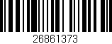 Código de barras (EAN, GTIN, SKU, ISBN): '26861373'