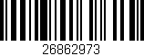 Código de barras (EAN, GTIN, SKU, ISBN): '26862973'