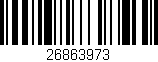 Código de barras (EAN, GTIN, SKU, ISBN): '26863973'