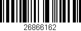 Código de barras (EAN, GTIN, SKU, ISBN): '26866162'