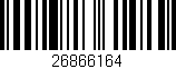Código de barras (EAN, GTIN, SKU, ISBN): '26866164'