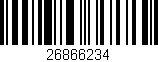 Código de barras (EAN, GTIN, SKU, ISBN): '26866234'