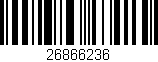 Código de barras (EAN, GTIN, SKU, ISBN): '26866236'