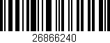 Código de barras (EAN, GTIN, SKU, ISBN): '26866240'