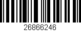 Código de barras (EAN, GTIN, SKU, ISBN): '26866246'