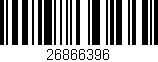 Código de barras (EAN, GTIN, SKU, ISBN): '26866396'