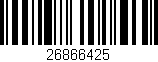 Código de barras (EAN, GTIN, SKU, ISBN): '26866425'
