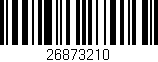 Código de barras (EAN, GTIN, SKU, ISBN): '26873210'