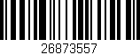 Código de barras (EAN, GTIN, SKU, ISBN): '26873557'