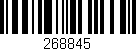 Código de barras (EAN, GTIN, SKU, ISBN): '268845'